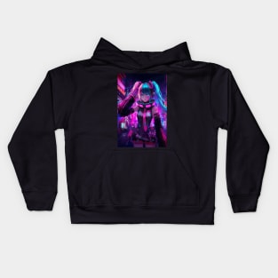 Hatsune Miku Cyber Suit : Vocaloid Kids Hoodie